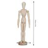 Hardwood Material Wooden Drawing Manikin Flexible Joints Human Figure Model  Art Sketching