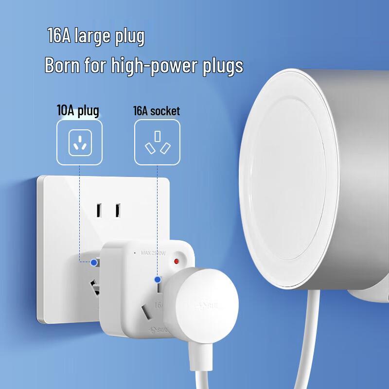BULL Air Conditioner 10A To 16A Power Converter Plug CN Plug (adapter Included)