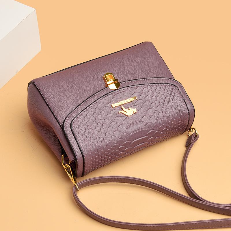 Neue Damenhandtasche für Frühling und Sommer Krokodilmuster Damenhandtasche Handtasche Mode Geprägt Einseitige Umhängetasche Diagonale Umhängetasche