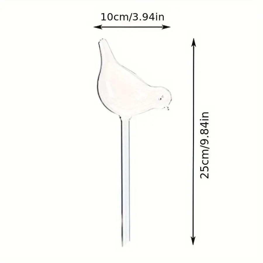 5 pcs Fake Glass Mini Automatic Watering Flower Pot Bird Self-Watering Device Travel Drip Irrigation System