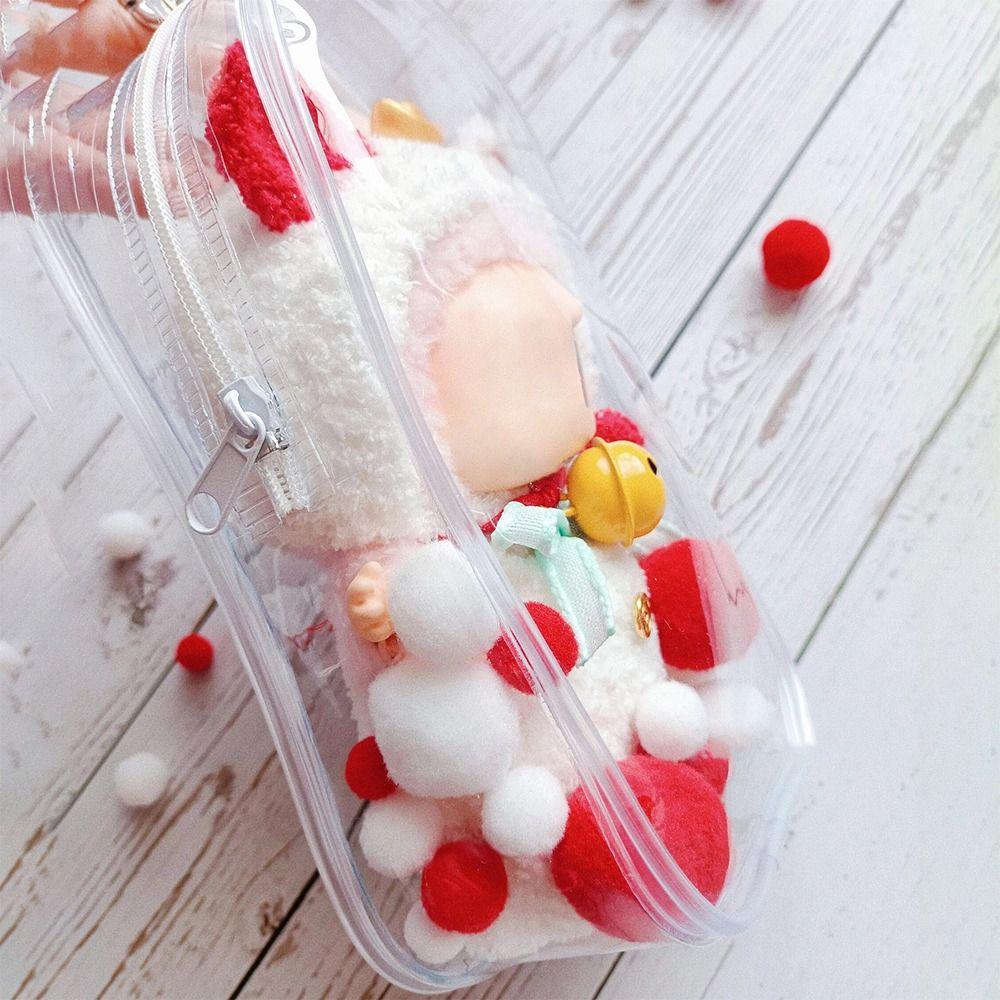

18cm Cotton Doll Labubu Doll Protective Bag 17cm Labubu Storage Pouch Portable Doll Bag Bag Type B