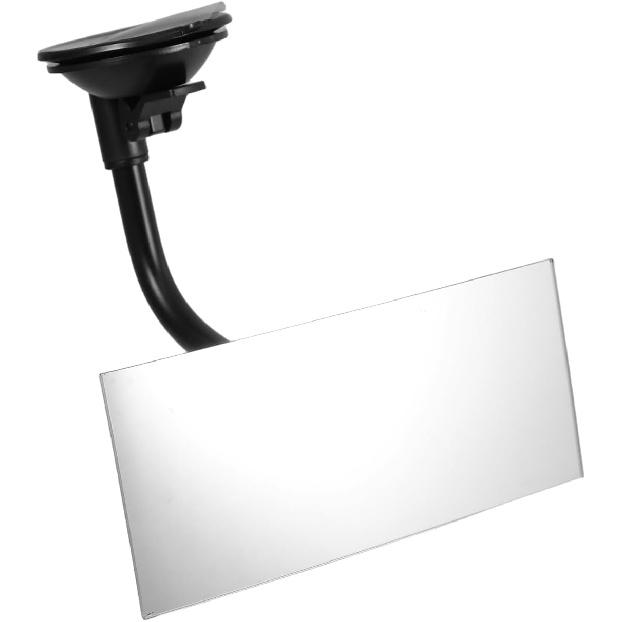 

Garneck Baby Car Mirror Rear Facing Suction Cup Car Mirror 360° Adjustable View Interior Convenient Large View Rear Visor Sucker for Vehicle Machine 21.5X17CM