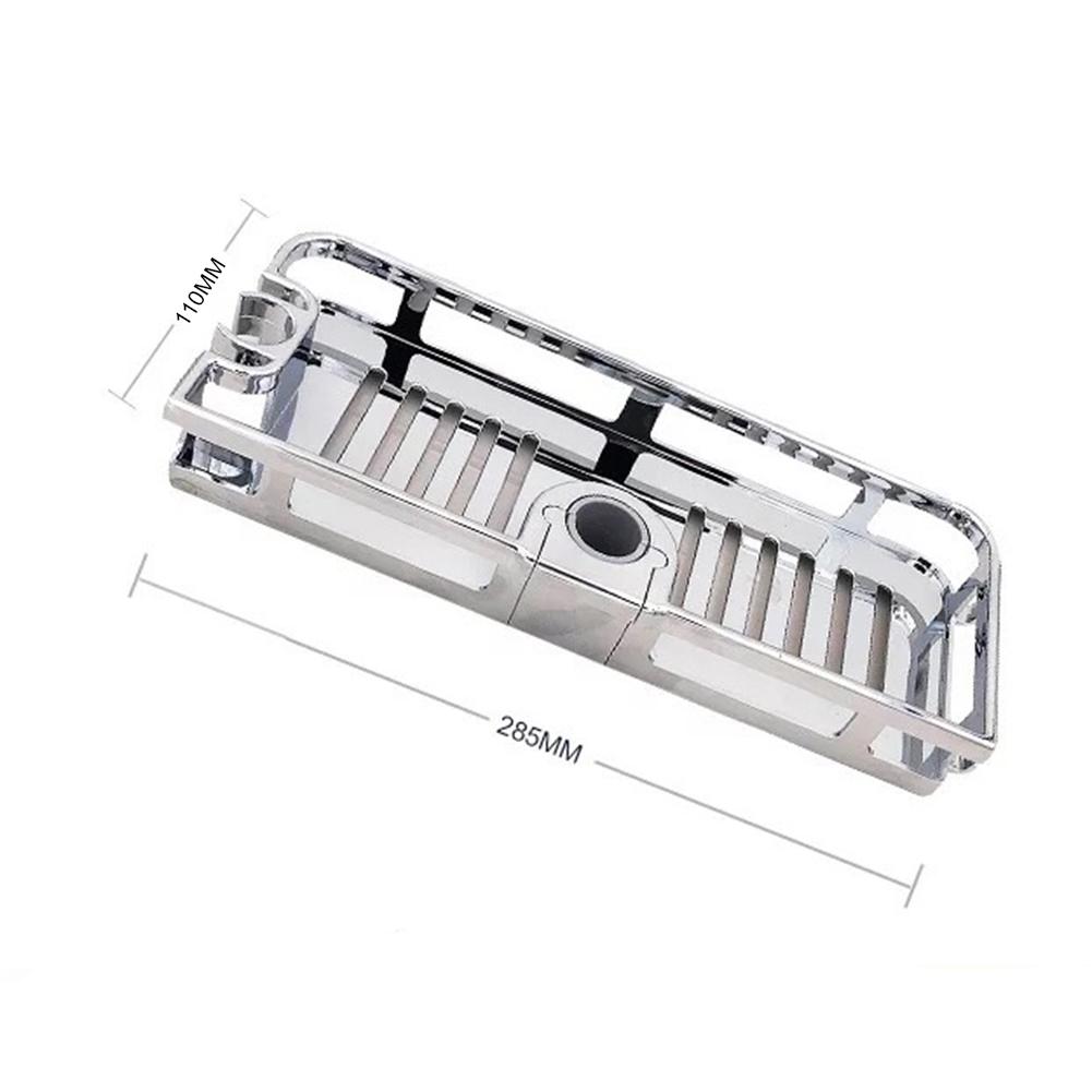 Shower Storage Holder No Drilling Lifting Pole Shelves Shower Caddy Shelf for Shower Rail with Diameter of 22 24 25mm