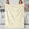 Decor B-Bowknots Throw Flannel Blanket Perfect for Sofa Office Bed Travel Sleep Read Relax Camping four season use