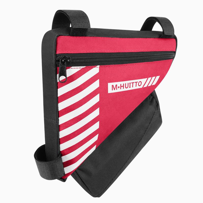 Waterproof Triangle Bicycle Tool Bag, Mountain Bike Front Beam Saddle Bag, Top Tube Cycling Gear Bag.