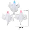 Décorations Halloween - KAKOO - Lot de 3 Fantômes Suspendus - Lumineux - 60x65cm - Polyester
