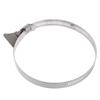 50/75/100/150/200mm Stainless Steel Drive Hose Clamps Adjustable Gear Worm Fuel Tube Water Pipe Fixed Clip Spring Cramp