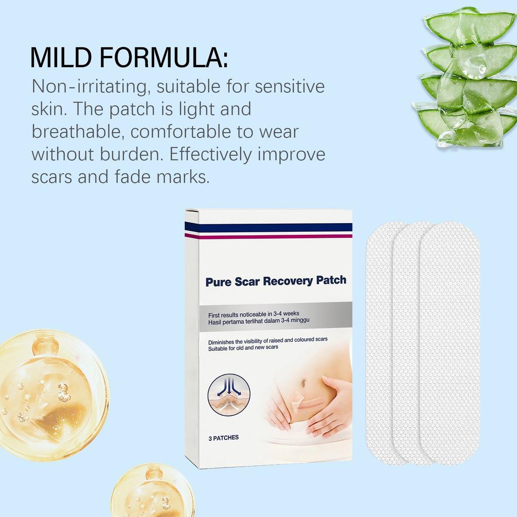 Adesivo para Cicatriz, Calmante, Anti-coceira, Anti-inflamatório, Hiperplasia de Cicatriz e Adesivo para Atenuação de Cicatriz