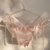 Solid Color Low-Waist Panties Ribbon Women Briefs Thin Lace Bow Underwear  Girl
