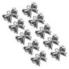 10 Pieces Bowknot Jewelry Pendants Jewelry Making Accessories DIY Jewelry Charm Perfect for DIY Bracelet Bangle Necklace