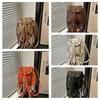 Riveted Tassel Shoulder Bag Korean Style Crossbody Bag Fashion Leather Handbag  Women