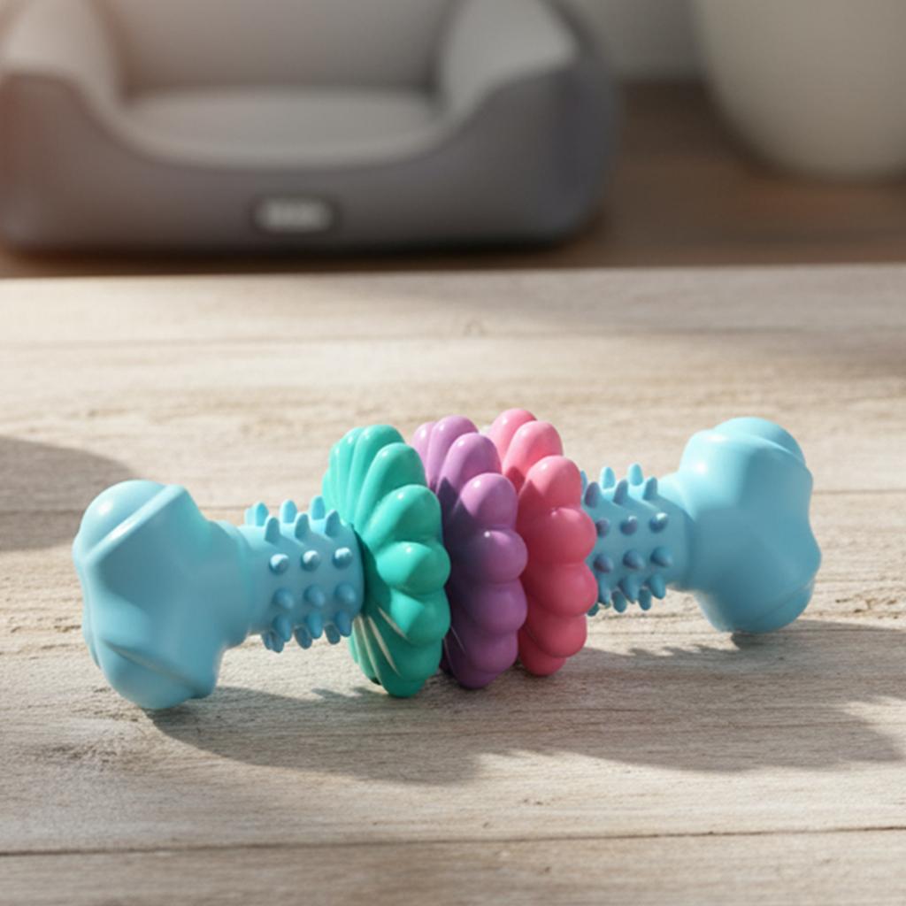 Puppy Teething Toy Dog Chew Toy Interactive Bone Dog Toy for Small Dogs Puppies