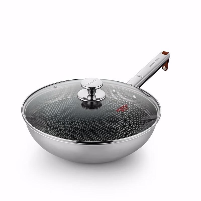 Kangbakh 3-Layer Steel Honeycomb Non-Stick Wok