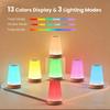 Night Light Dimmable Touch Lamp Rechargeable 13 Color Light Atmosphere Table Lamp Bedroom Living Room Party Decorations Gift