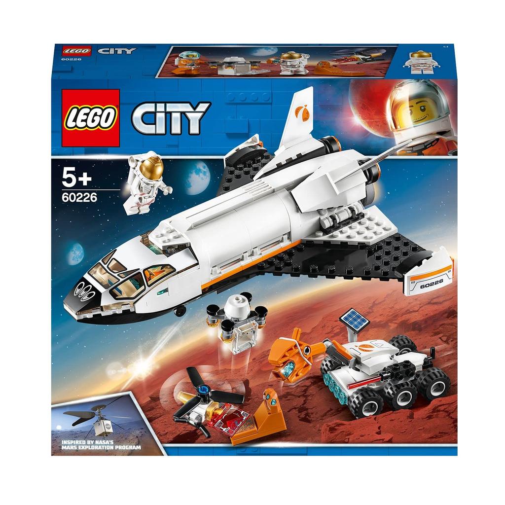 LEGO City Super-Fast! Mars Shuttle 60226 Building Blocks Toy for Boys