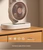 Wireless Dual-Head USB Desktop Fan - Compact, Long Battery Life for Home Use