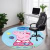 1pc Peppa Pig Chair Carpet for Office, Non Slip, Soft and Durable Office Rug for Interior Decoration