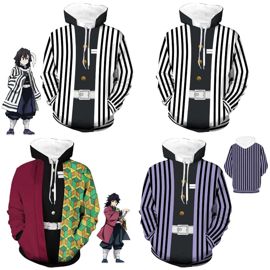 Slayer Kimetsu No Yaiba 3d Hoodie Sweatshirt With Comfortable Soft Material**