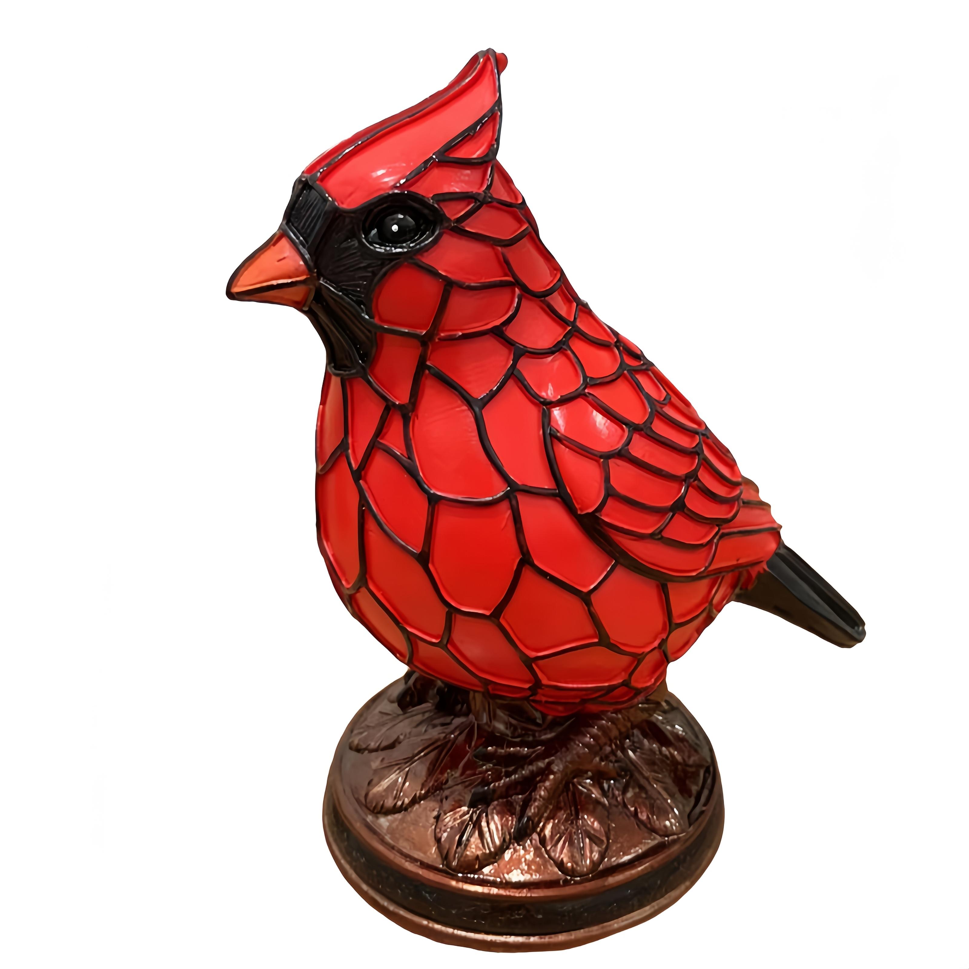 

Кардинал Настольная лампа Натуральные Животные Птицы Декоративная Тематическая Лампа Рождественская Настольная лампа Домашний Офис Настольное Украшение Орнаменты Подарки красный