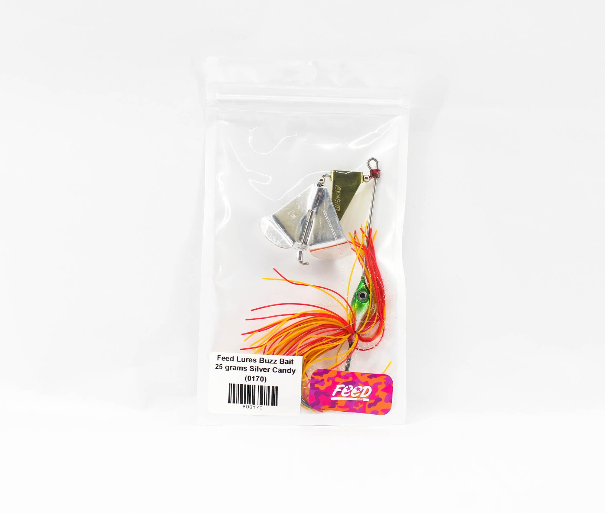 

Feed Lures Buzz Bait Heavy Hook 25 grams Silver Candy (0170)