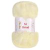 Coarse Faux Fur Yarn Ball - Long Hair Mink for DIY Knitting: Hat & Scarf Kit