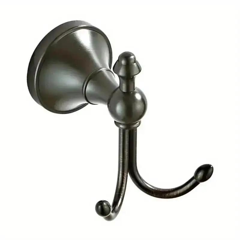 Wall Mounted Robe Coat 2026 New Vintage Style Antique Brass Towel Hook Hanger Brushed Finish Bathroom Clothes Household Supplies