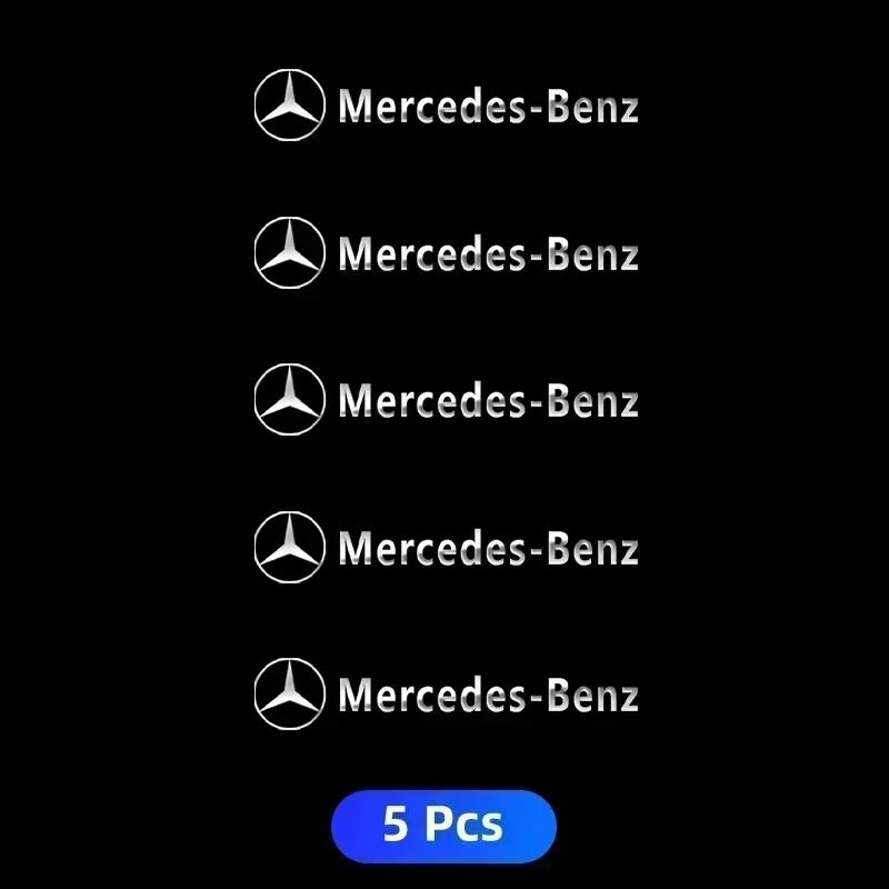 CSC1 Metal Emblem Auto Decor Wiper Decals Reflective Car Window Sticker For Mercedes Benz AMG A B C E S class GLA GLC CLA GLK GLE
