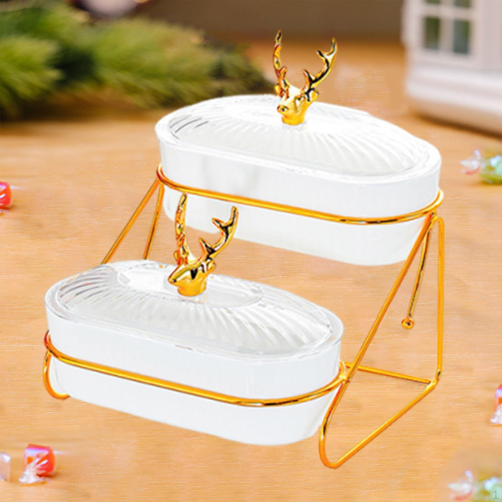 

Чаша для сухофруктов Nordic Serving Snack Shell для закуски из сухофруктов white 2 tier