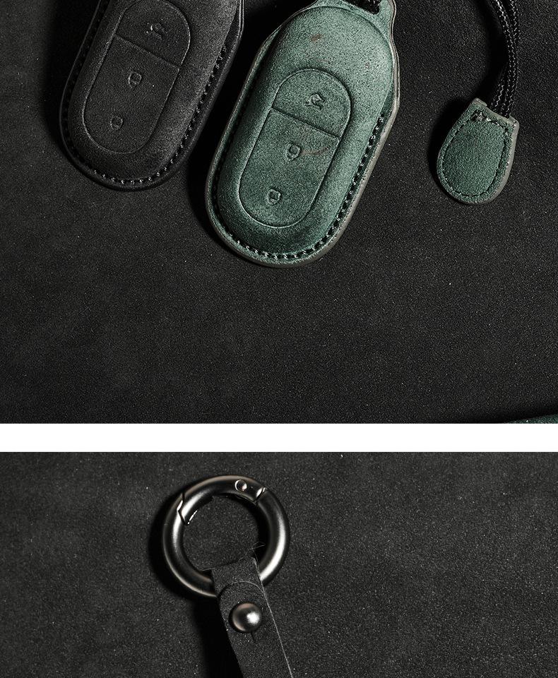 Premium Leather Suede Key Case for Leapmotor C11