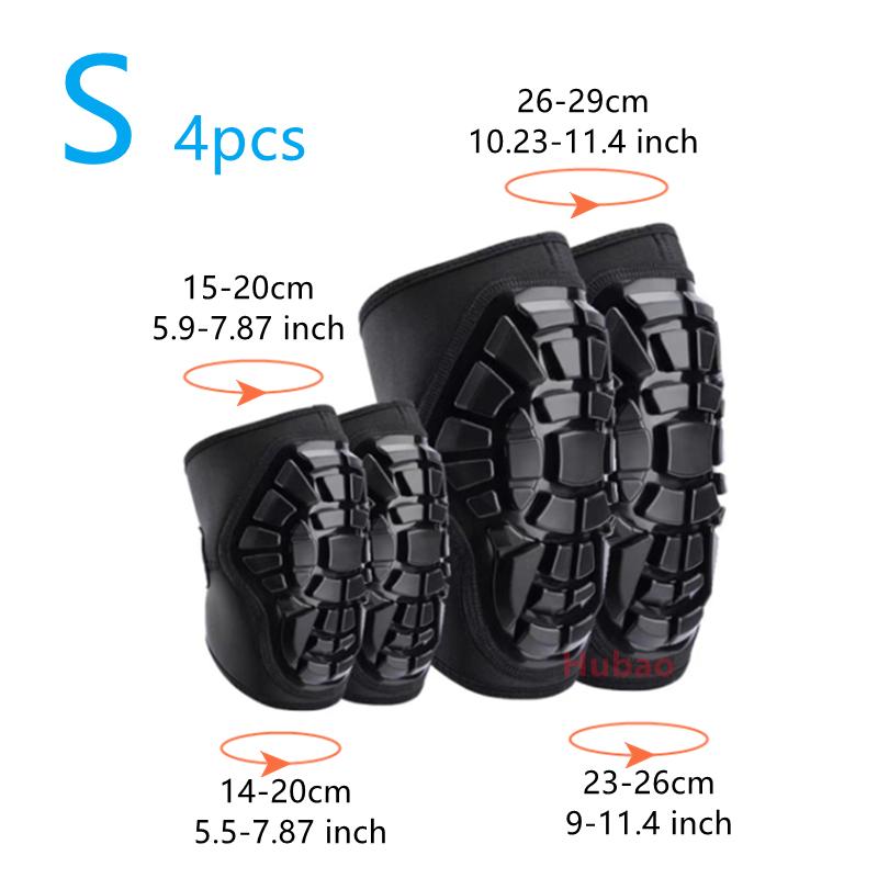 Children's Adults Soft Knee Pads Elbow Padst Roller Skates Balance Bicycle Riding Ski Outdoor Sports Safety Protective Gear