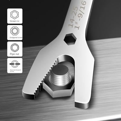 6-25mm Univerzální Torx klíč Samozatahovací Nastavitelný Klíč na matice a šrouby s vnitřním šestihranem (Torx) Deska Dvojitá hlava Torx Klíč Ruční nářadí