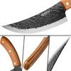 Forged Chef Knives Professional Kitchen Knife Wooden Handle Meat Cleaver Fruit Cutter Boning Knife Kitchen Supplies BBQ Cooking