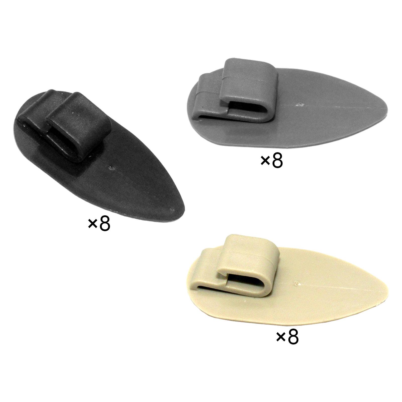 

8x Floor Mat Retainer Clips Carpet Fixing Clamps Grips Quality чёрный
