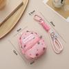 Simple Summer New Floral Bag Messenger Bag Simple Printing Women's Mini Mobile Phone Bag Niche Fabric Bag