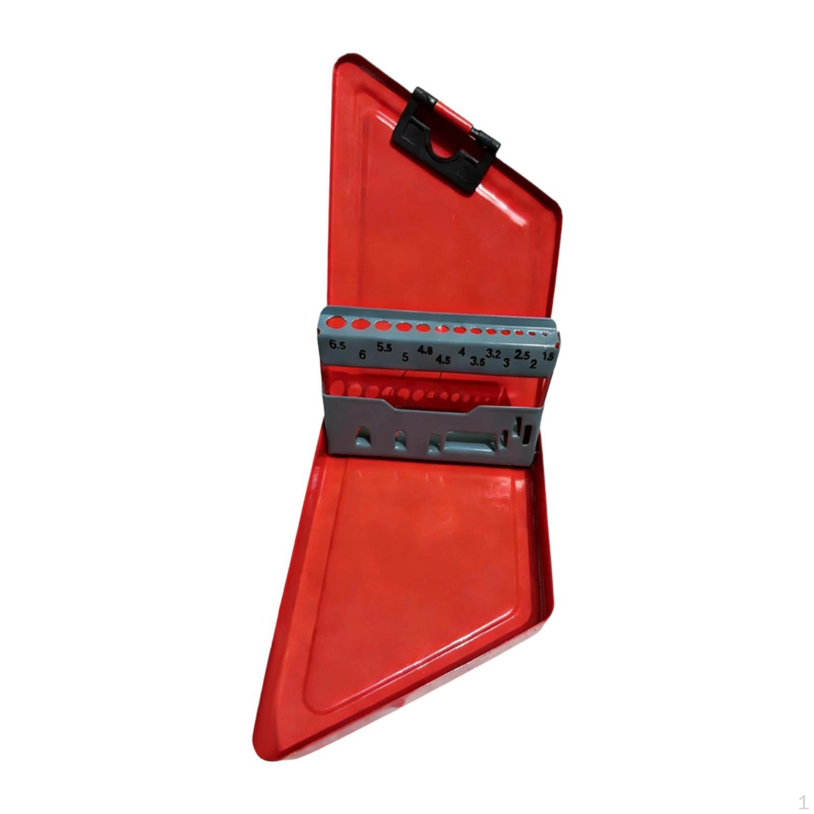 

Twist Bit Index Case Carrying Case, Empty, Durability Professional Premium Organizer,