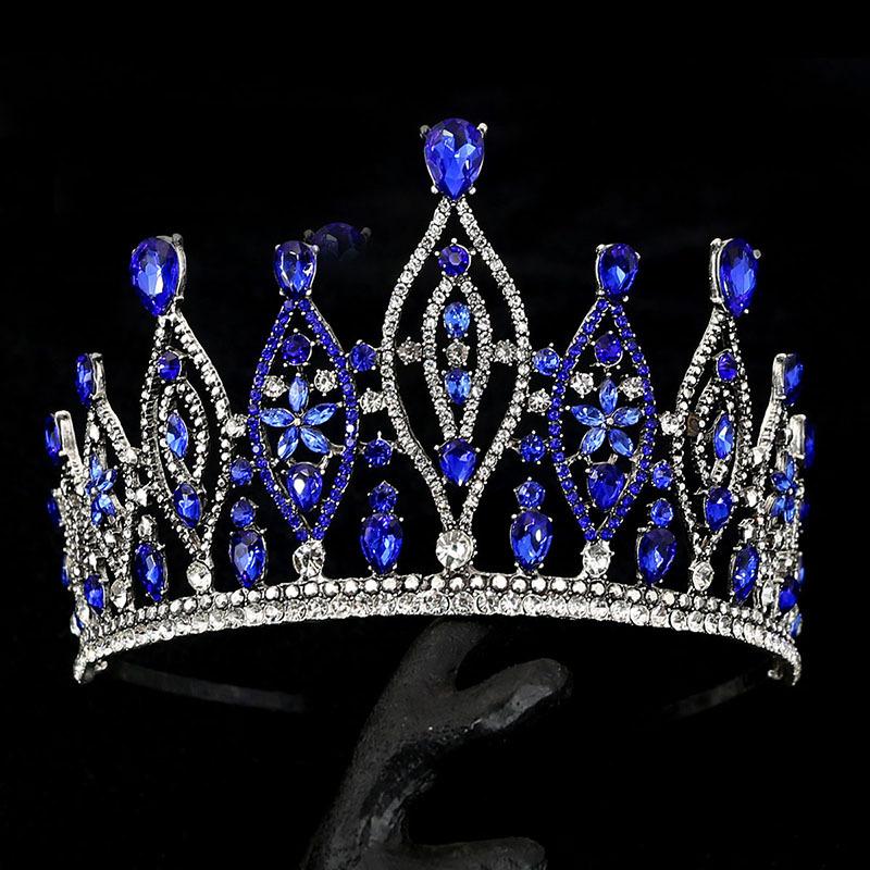 

Ретро свадебные украшения свадебное платье аксессуары сплав горный хрусталь повязка на голову корона день рождения тиара аксессуары для волос