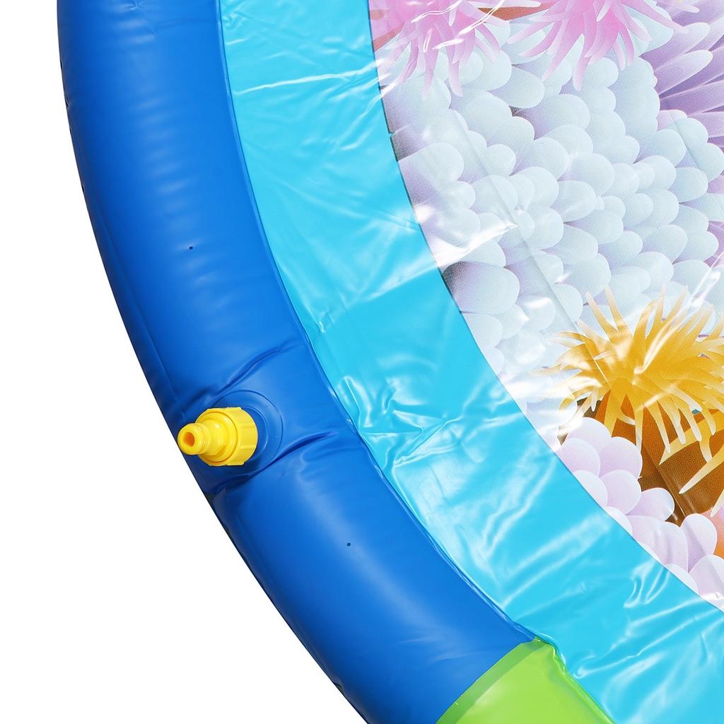 Almohadilla de PVC Inflable Niños Redondo Agua Césped Al Aire Libre Mat Almohadilla de PVC Inflable Niños Redondo Agua Césped Al Aire Libre Mat