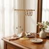 Metal Frame Jewelry Display Stand Horizontal Bar Jewelry Storage Rack  Counter Display