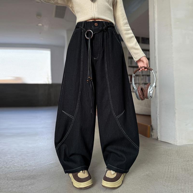 

Модные женские джинсы клеш 2025 года - Повседневные и универсальные для весны и осени 140 cm