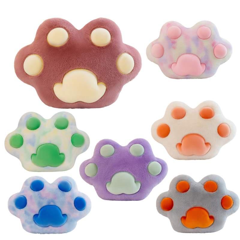 Creative Plush Toy Cat Claw Pillow Cartoon Tiger Bear Paw Stuffed Animal Girls Festival Gift Wholesale