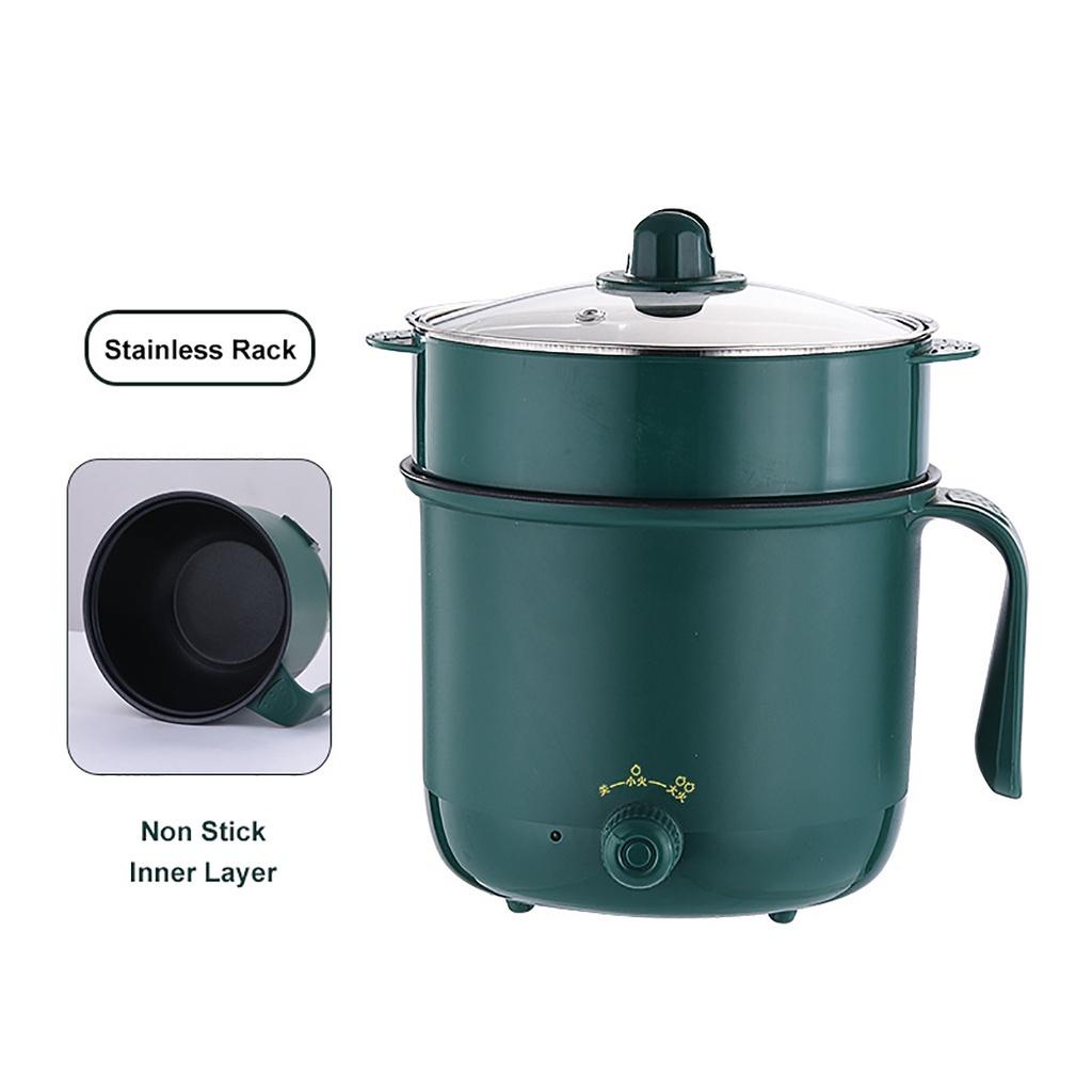 

Электрическая кухонная машина 220 В 50 Гц Бытовая мини-многофункциональная однослойная/двухслойная кастрюля-хот-пот, рисоварка, сковорода с антипригарным покрытием, кастрюли 1,8 л A