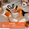 DIY Halloween Hair Band Making Kit, Spider & Pumpkin Twist Sticks Craft Supplies for Party Headwear