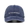 Fashion Letter Embroidery Short Brim Baseball Cap Soft Top Washed Cotton Sunscreen Caps Men Women Outdoor Streetwear Hat