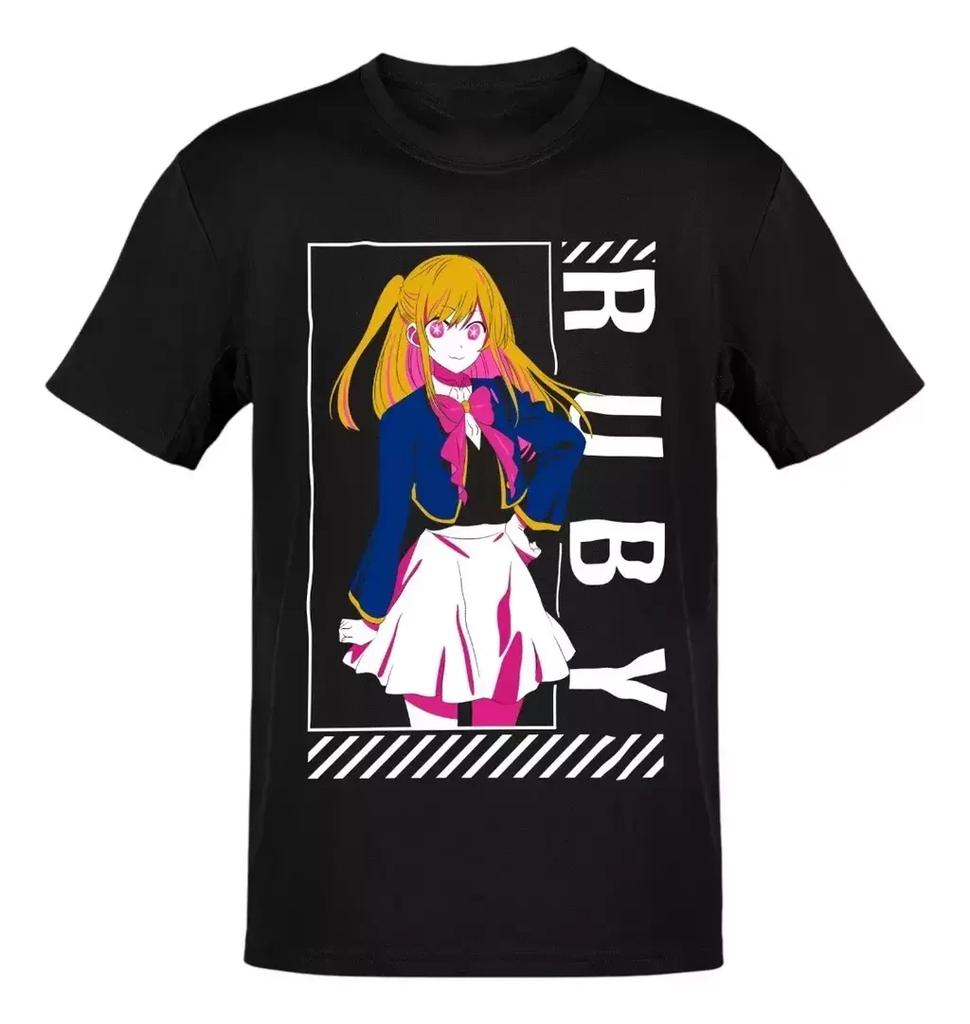 Anime Oshi No Ko Ai Cover White T Shirt Size S 4XL, Gift For Friends