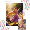 5D Diamond Painting Kit Rapunzel's Garden Home Decor, Perfect Holiday Gift for Fans