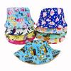 Kids' Cartoon Print Sun Protection Bucket Hat, Double-Sided for Boys & Girls, Trendy Outdoor Headwear