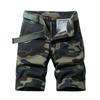 Men's Fashion Camouflage Pocket Pants Cotton Five-point Shorts Overalls Shorts