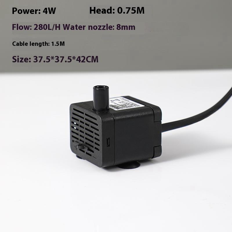 Ultra-Quiet Submersible Water Fountain Pump Filter Fish Pond Aquarium Water Pump Tank Fountain AC220V