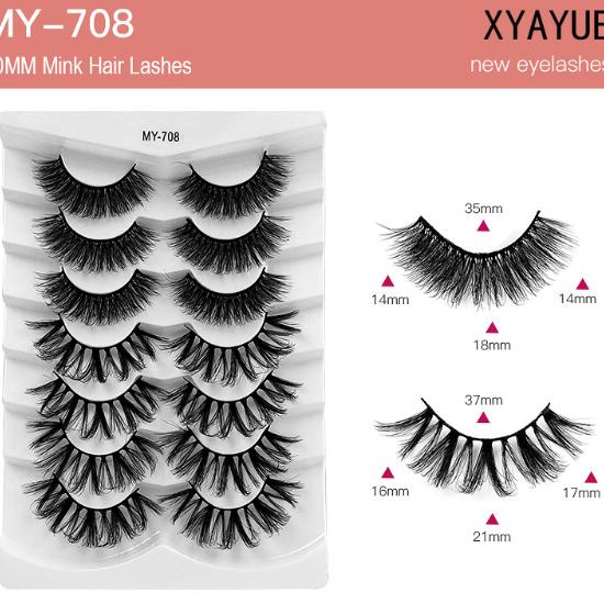 7 Pairs  Lashes Mink Individual Lashes Magnetic Lashes Lashes Extension Lashes That Look Like Extensions Lashes Extension Hk  Lashes Natural Look