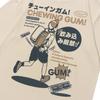 Camiseta estampada com desenho japonês Kanji